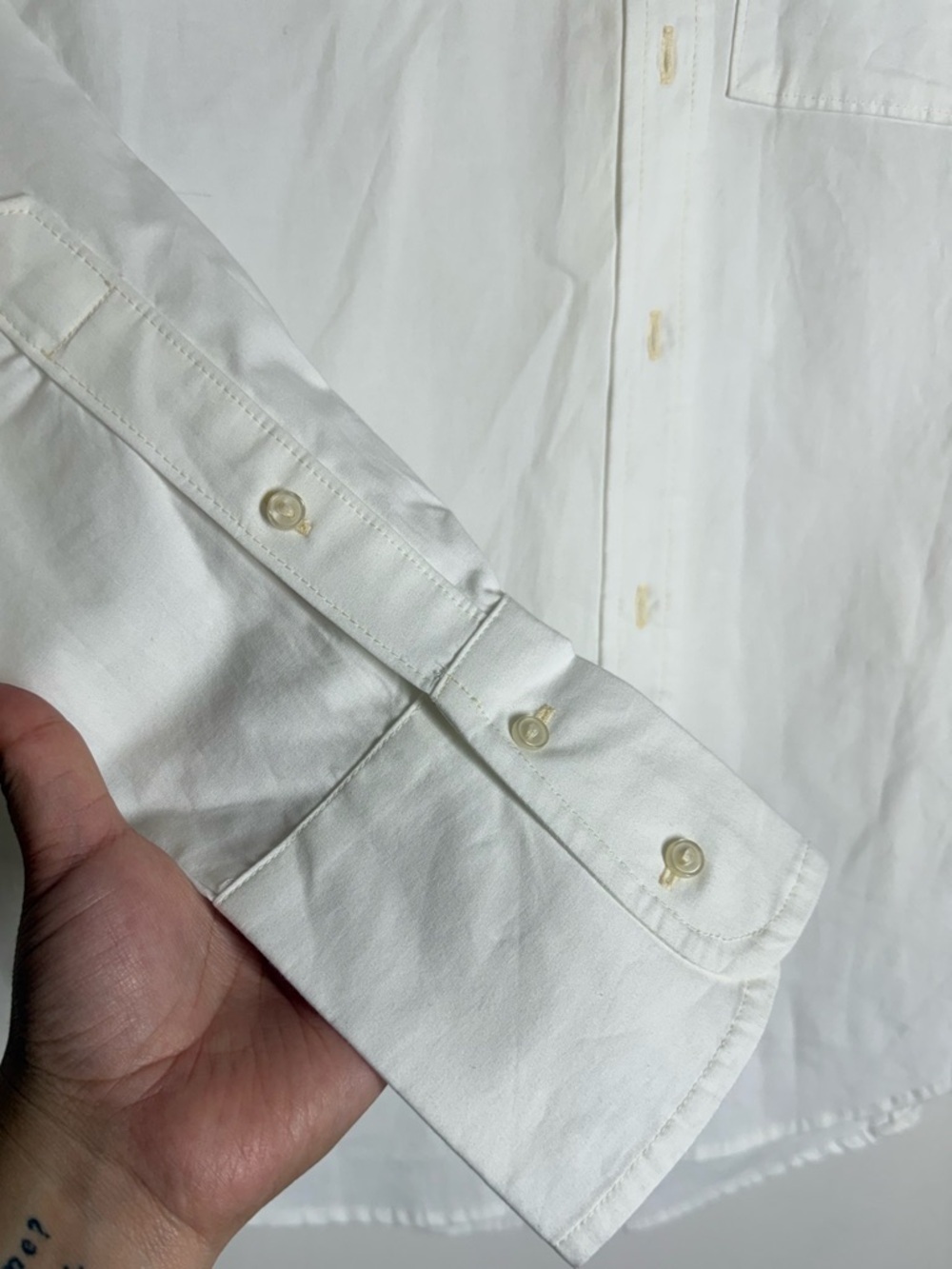 Maeve Monogram Buttondown Shirt - Picture 6 of 9